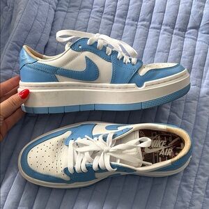 Nike Air Low Blue and White Sneakers